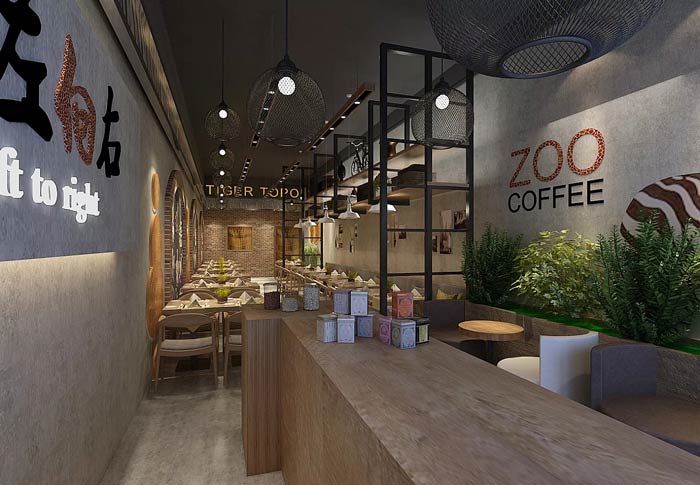 109平米面館裝修設(shè)計效果-第3張圖片-上海古都建筑設(shè)計集團(tuán)