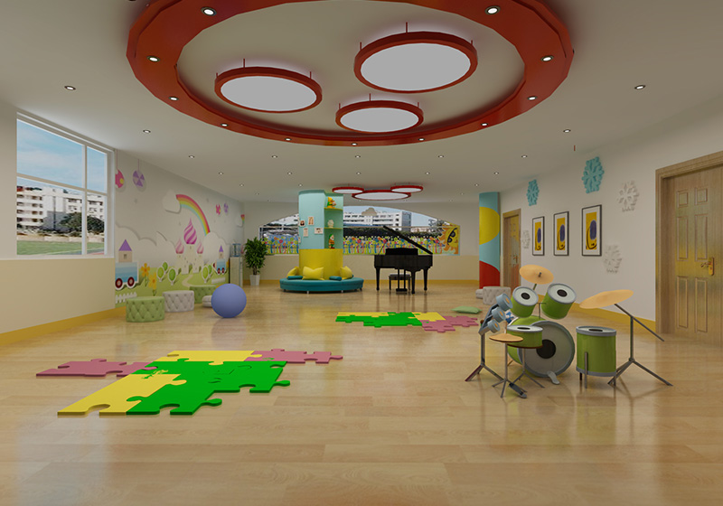 幼兒園學(xué)校裝修設(shè)計(jì)效果圖-第3張圖片-上海古都建筑設(shè)計(jì)集團(tuán)