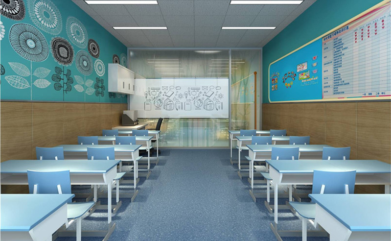 三樂教育機(jī)構(gòu)裝修設(shè)計方案-第4張圖片-上海古都建筑設(shè)計集團(tuán)