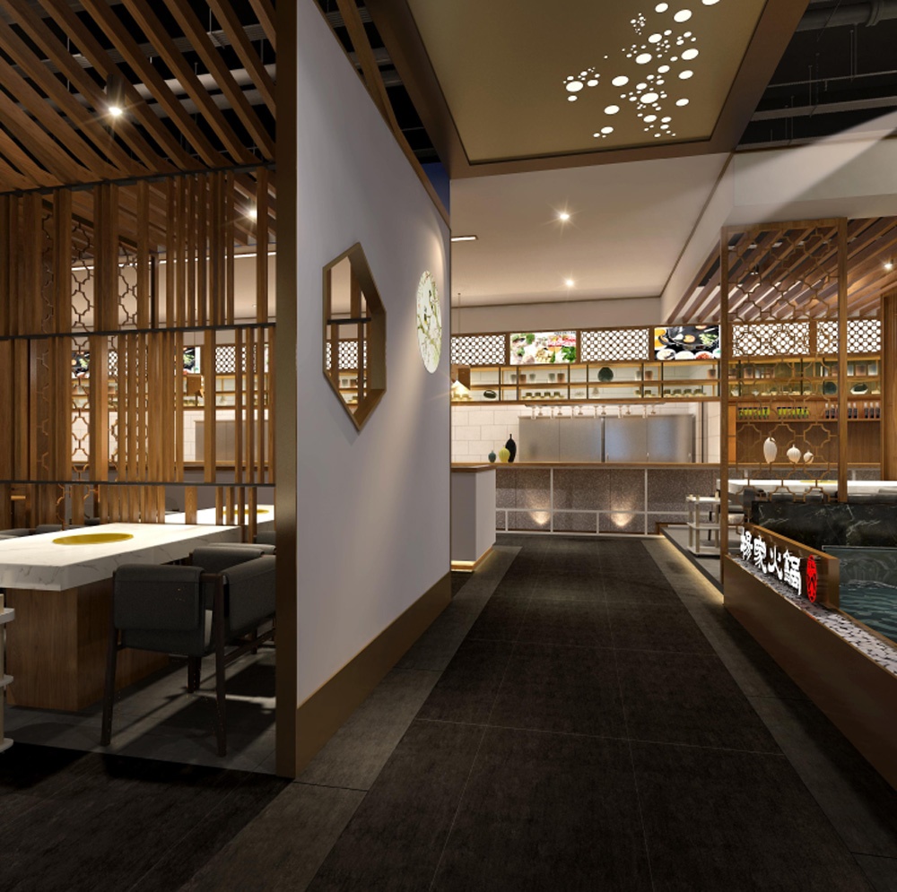南京路火鍋店裝修設(shè)計效果-第2張圖片-上海古都建筑設(shè)計集團