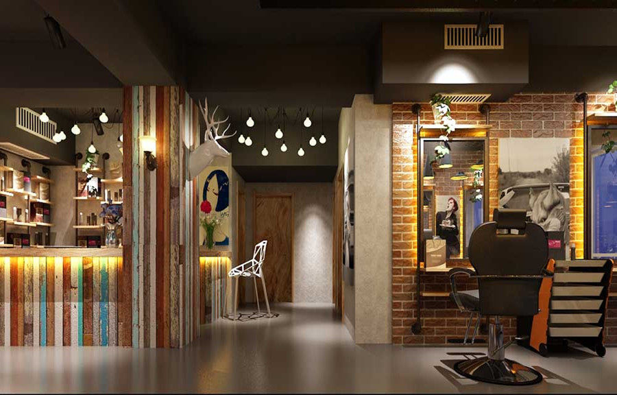 店鋪裝修設計之連鎖理發(fā)店設計-第5張圖片-上海古都建筑設計集團