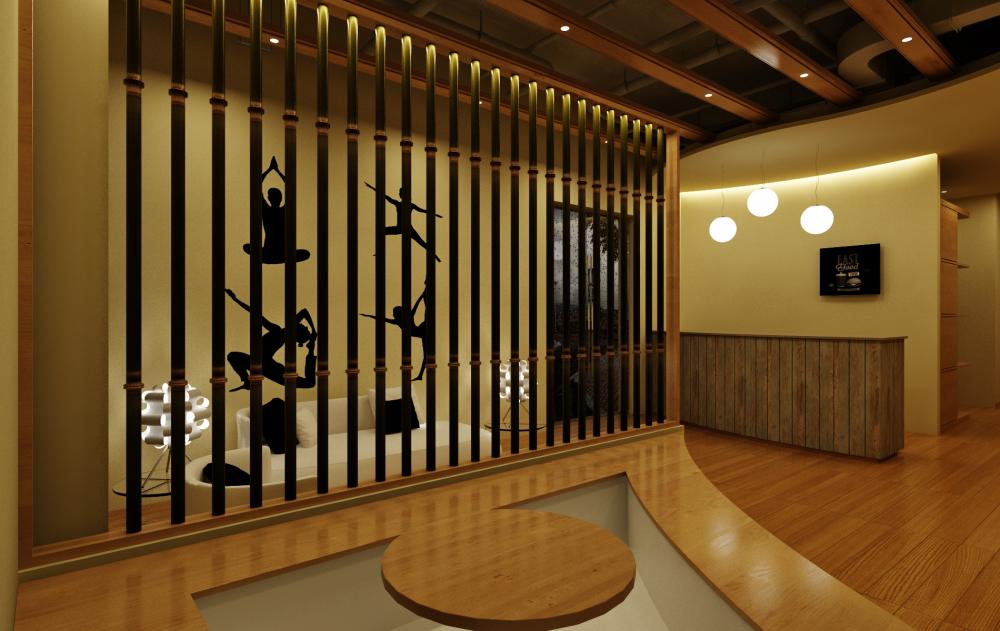 瑜伽館600平裝修設(shè)計(jì)效果圖-第4張圖片-上海古都建筑設(shè)計(jì)集團(tuán)