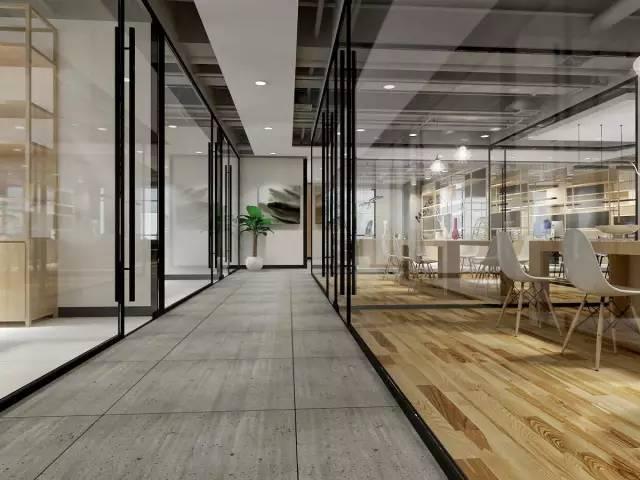 550平雅致工業(yè)風(fēng)辦公室裝修設(shè)計(jì)效果-第1張圖片-上海古都建筑設(shè)計(jì)集團(tuán)