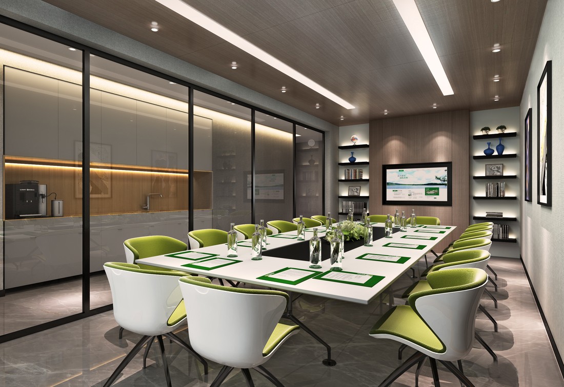 浦東辦公樓裝修設(shè)計400平環(huán)保公司-第2張圖片-上海古都建筑設(shè)計集團(tuán)