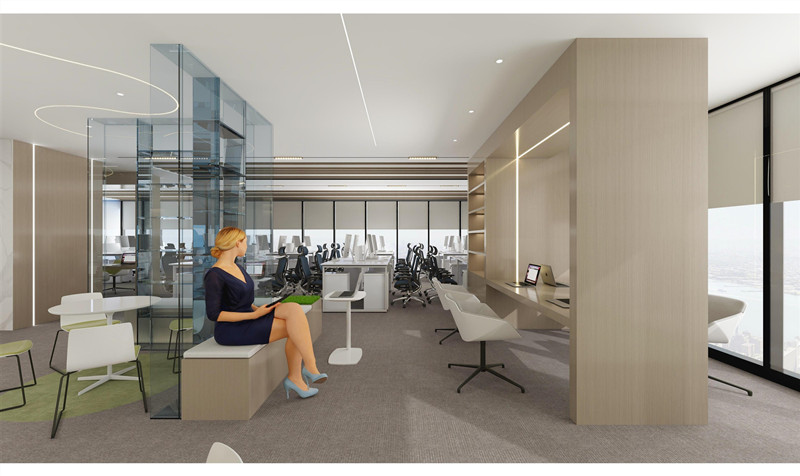 上海徐匯區(qū)芒果廣場辦公室裝修設(shè)計效果-第6張圖片-上海古都建筑設(shè)計集團