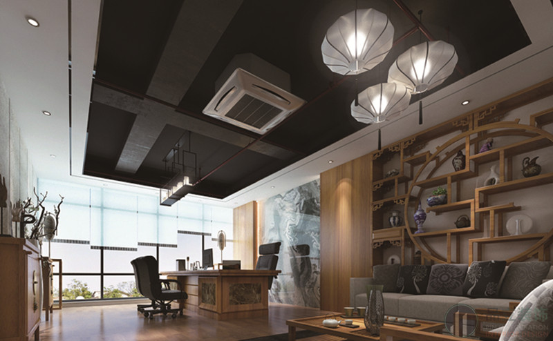 陸家嘴上海招商局大廈辦公室裝潢設(shè)計圖-第3張圖片-上海古都建筑設(shè)計集團(tuán)