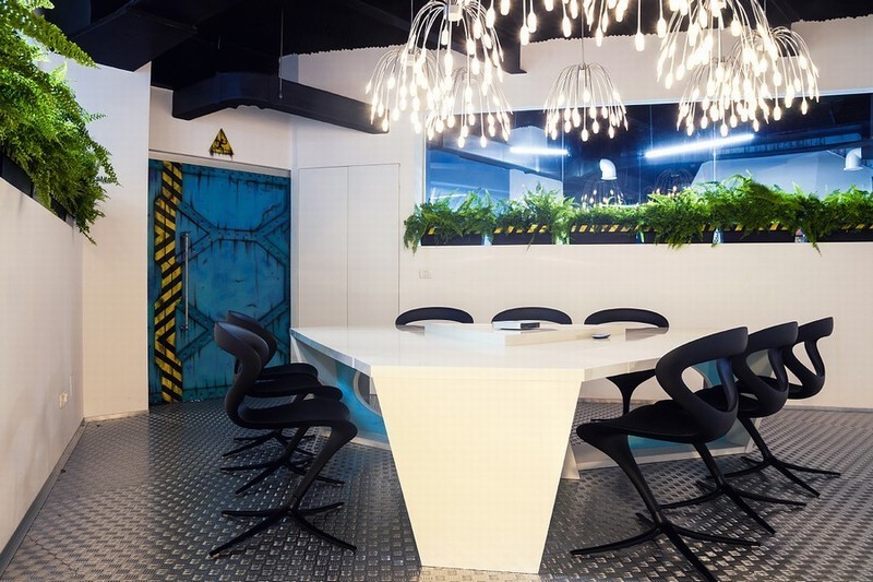 浦東周浦裝修設計-游戲公司辦公室設計圖-第6張圖片-上海古都建筑設計集團