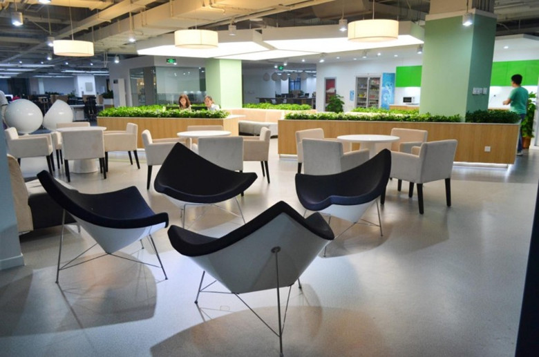 黃浦辦公設(shè)計裝修-綠色環(huán)?；ヂ?lián)網(wǎng)辦公室-第4張圖片-上海古都建筑設(shè)計集團