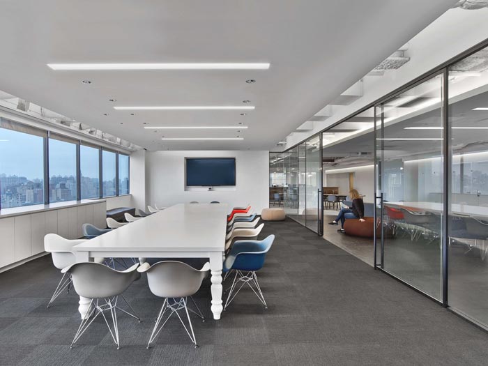 金山辦公室裝修通信服務(wù)公司設(shè)計案例-第5張圖片-上海古都建筑設(shè)計集團(tuán)