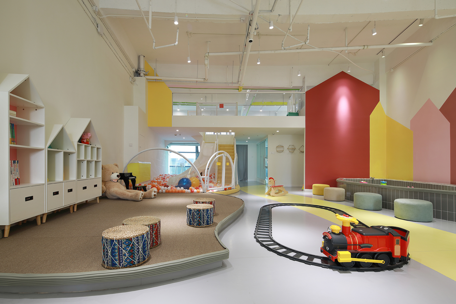 上海辦公室裝修兒童樂園裝修設計案例-第3張圖片-上海古都建筑設計集團