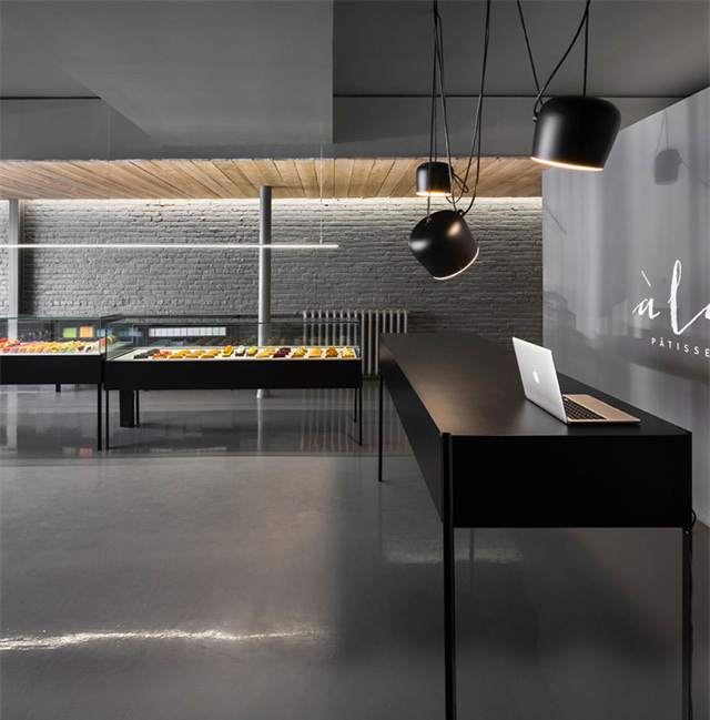 簡約灰色調(diào)面包店裝修設(shè)計(jì)-第4張圖片-上海古都建筑設(shè)計(jì)集團(tuán)