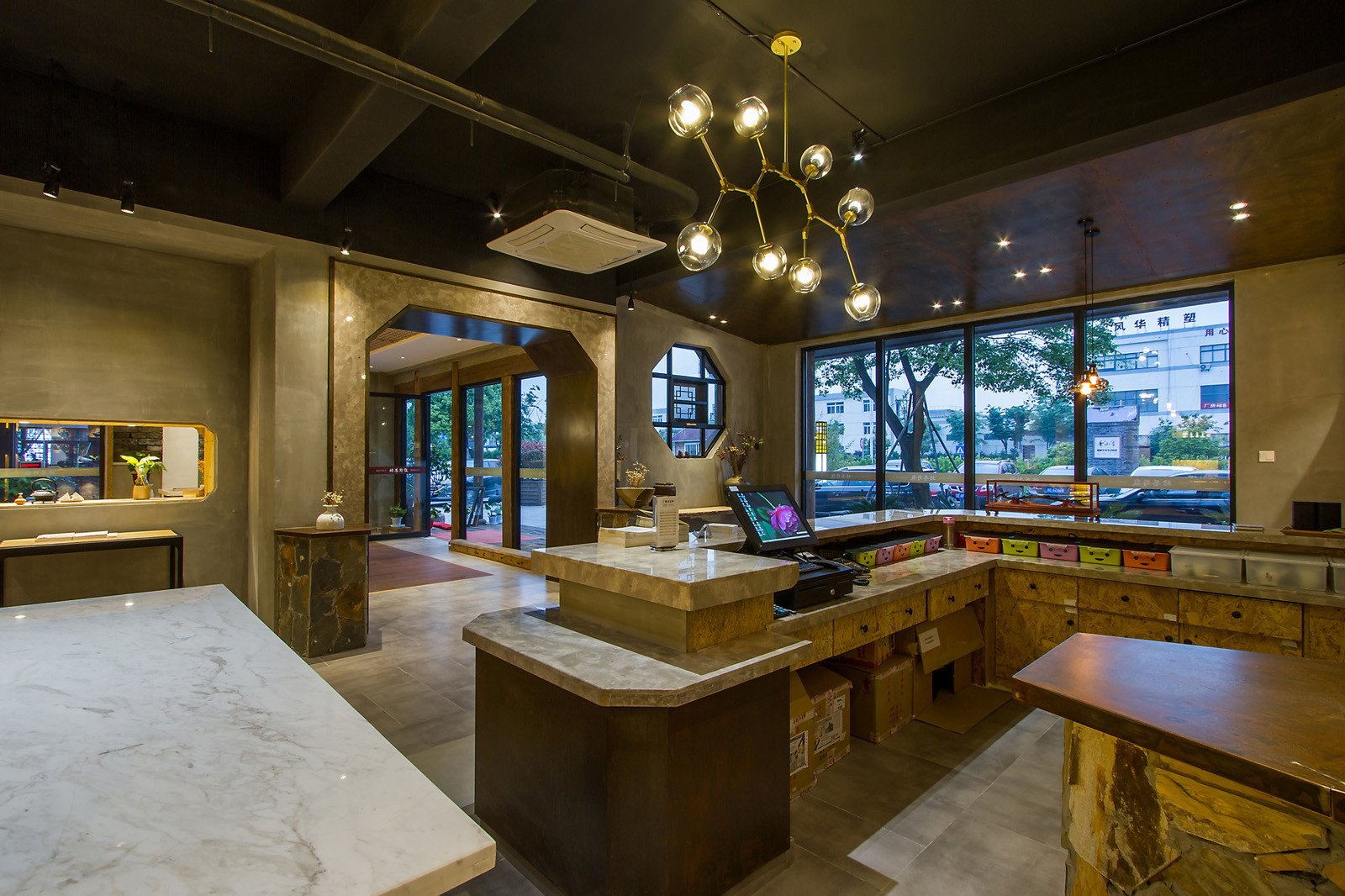 混搭風(fēng)格茶館裝修設(shè)計-第1張圖片-上海古都建筑設(shè)計集團(tuán)