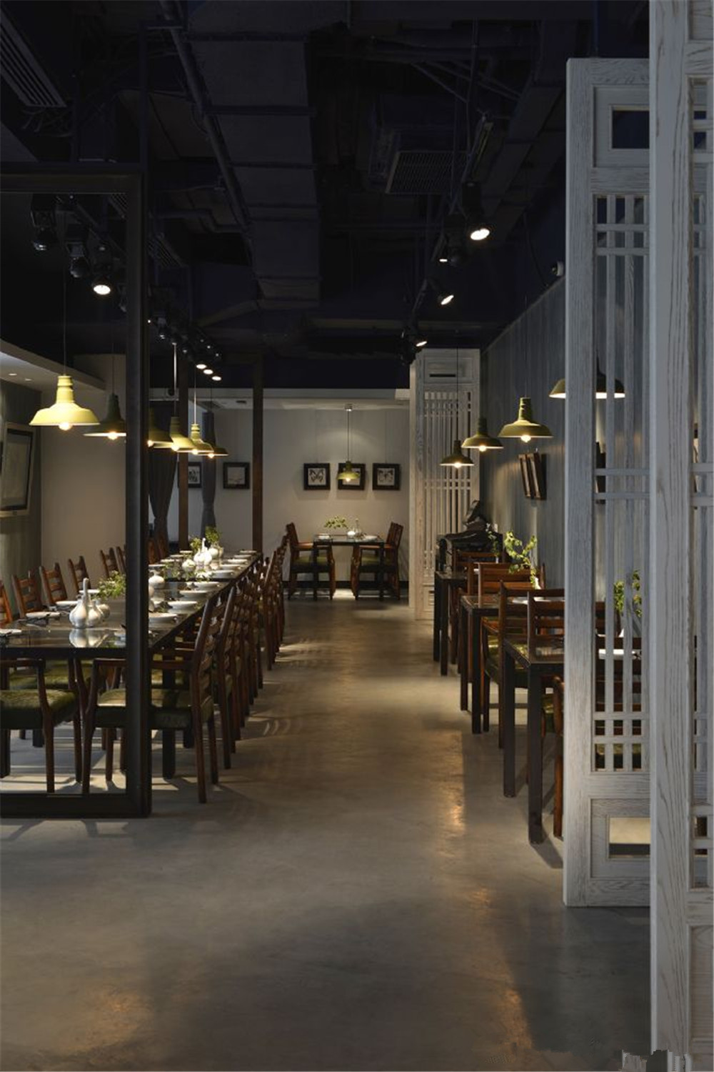 普陀區(qū)中式禪意餐館裝修設(shè)計-第2張圖片-上海古都建筑設(shè)計集團(tuán)