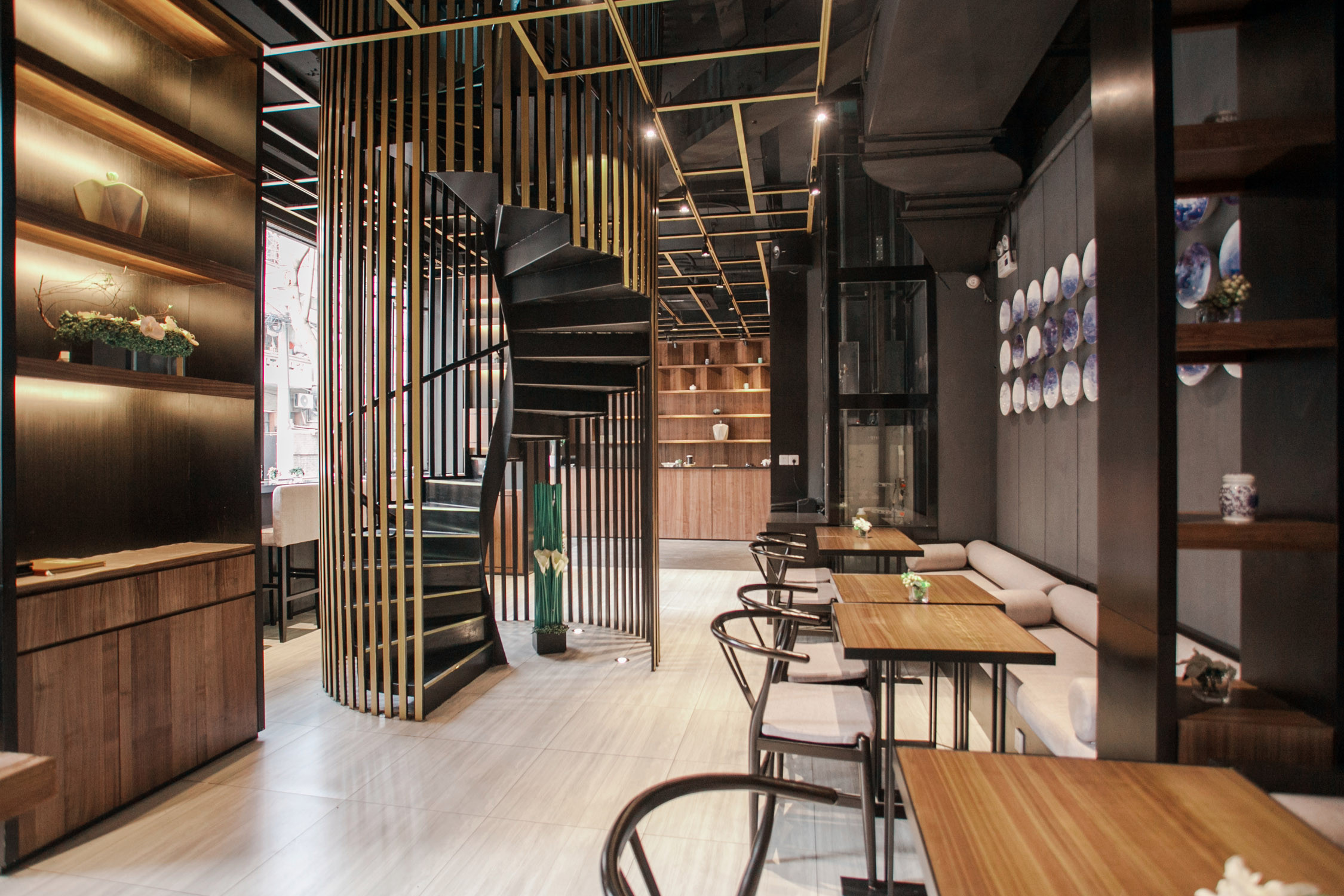 中式拉面館裝修設計-第2張圖片-上海古都建筑設計集團