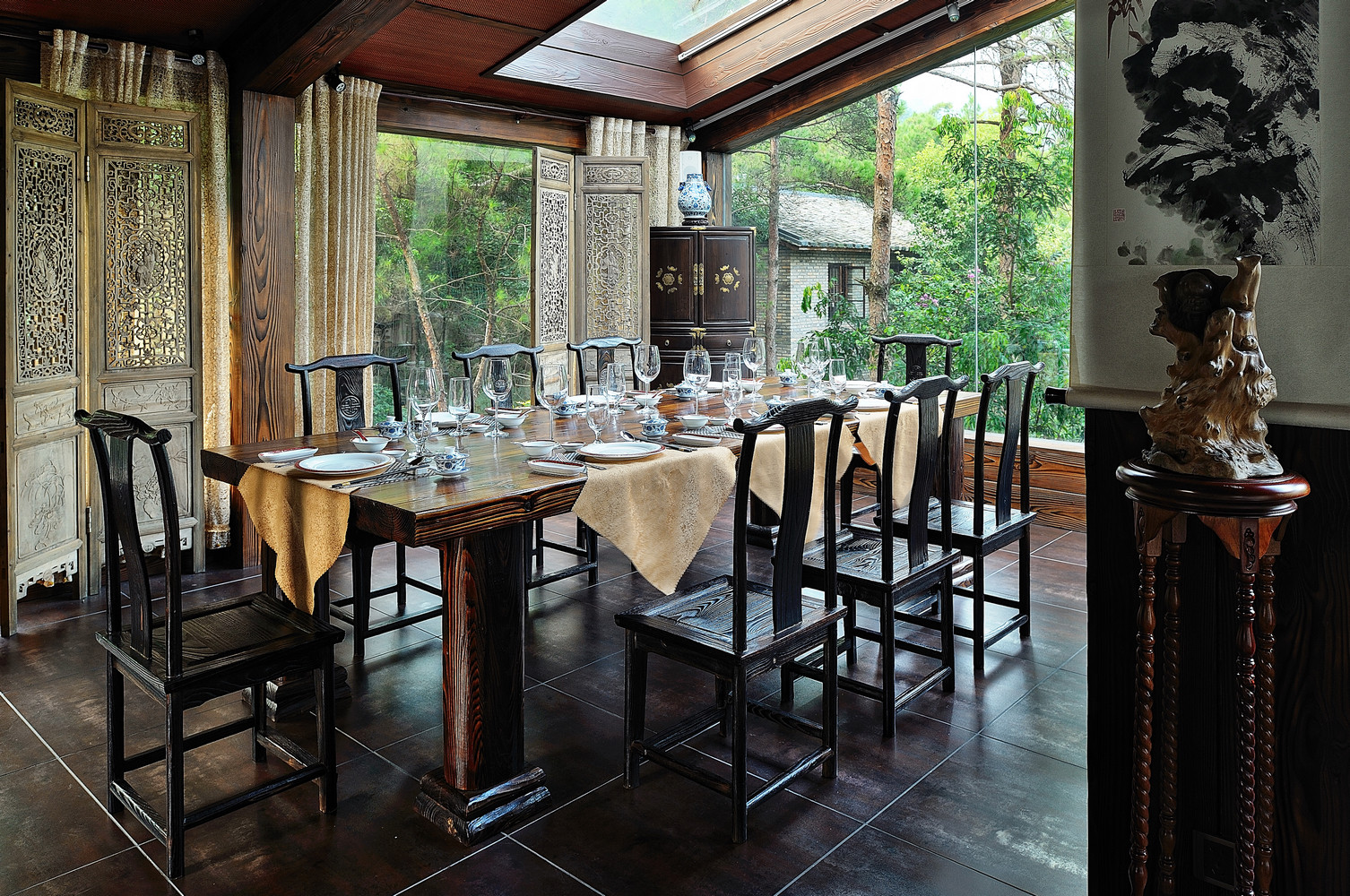 復(fù)古中式養(yǎng)生所裝修設(shè)計(jì)-第2張圖片-上海古都建筑設(shè)計(jì)集團(tuán)