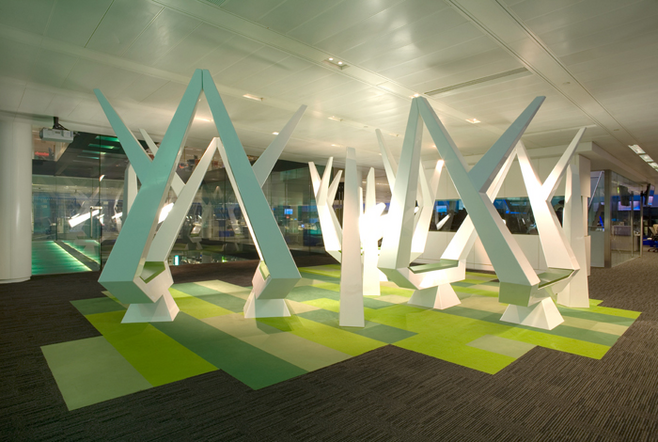 親子主題餐廳裝修設(shè)計-第5張圖片-上海古都建筑設(shè)計集團(tuán)