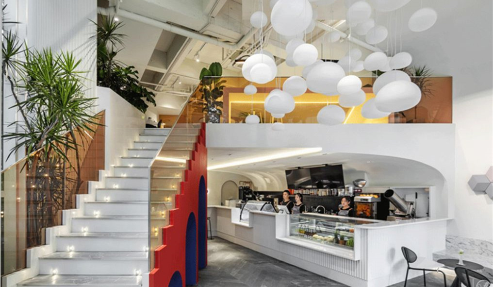 輕奢風(fēng)格餐飲店裝修設(shè)計(jì)-第5張圖片-上海古都建筑設(shè)計(jì)集團(tuán)