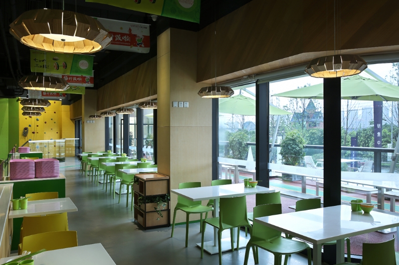 青春大學(xué)食堂裝修設(shè)計(jì)-第3張圖片-上海古都建筑設(shè)計(jì)集團(tuán)