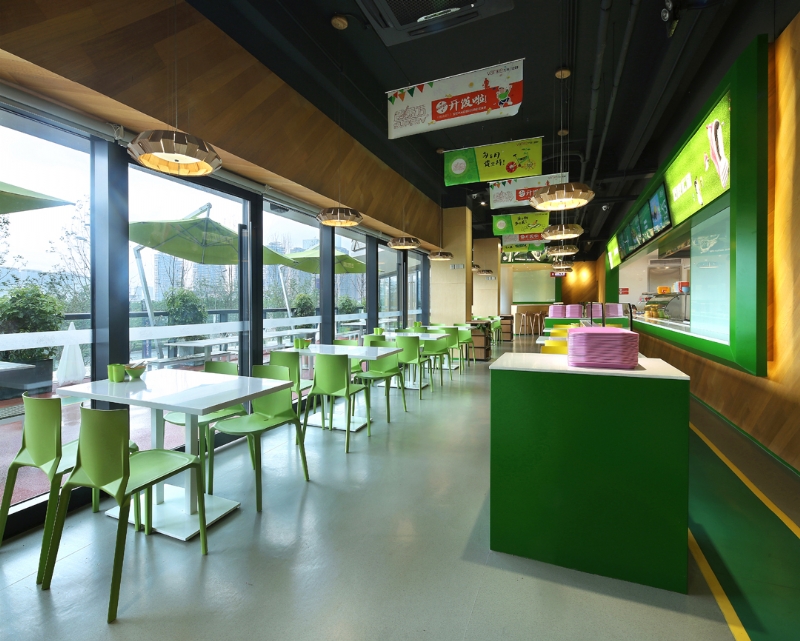 青春大學(xué)食堂裝修設(shè)計(jì)-第2張圖片-上海古都建筑設(shè)計(jì)集團(tuán)