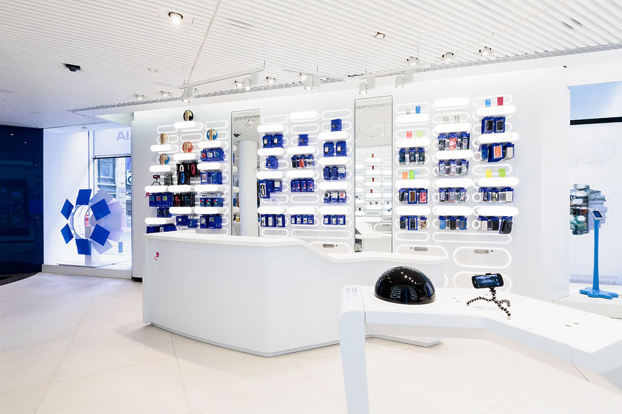 純白簡約風手機店裝修設計-第5張圖片-上海古都建筑設計集團