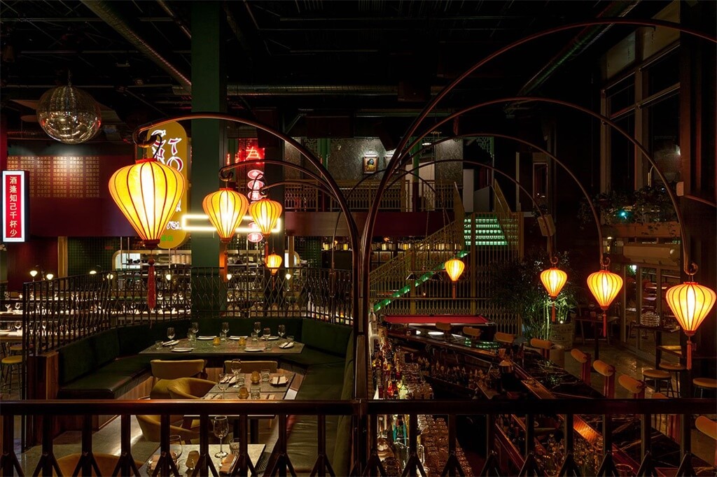 港式工業(yè)風酒樓餐廳裝修設計-第2張圖片-上海古都建筑設計集團