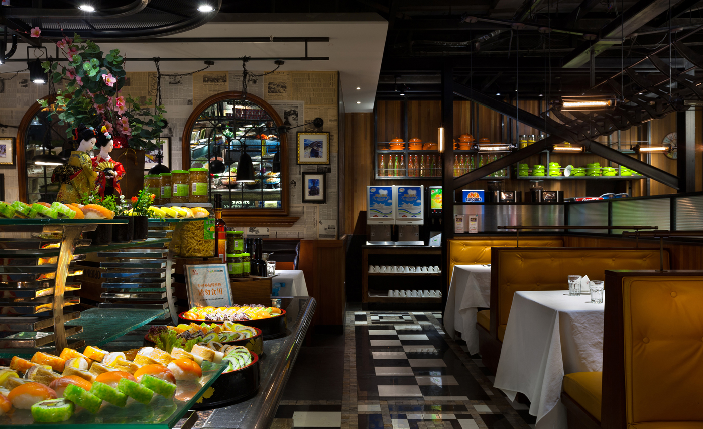 高檔海鮮自助餐廳裝修設(shè)計-第6張圖片-上海古都建筑設(shè)計集團