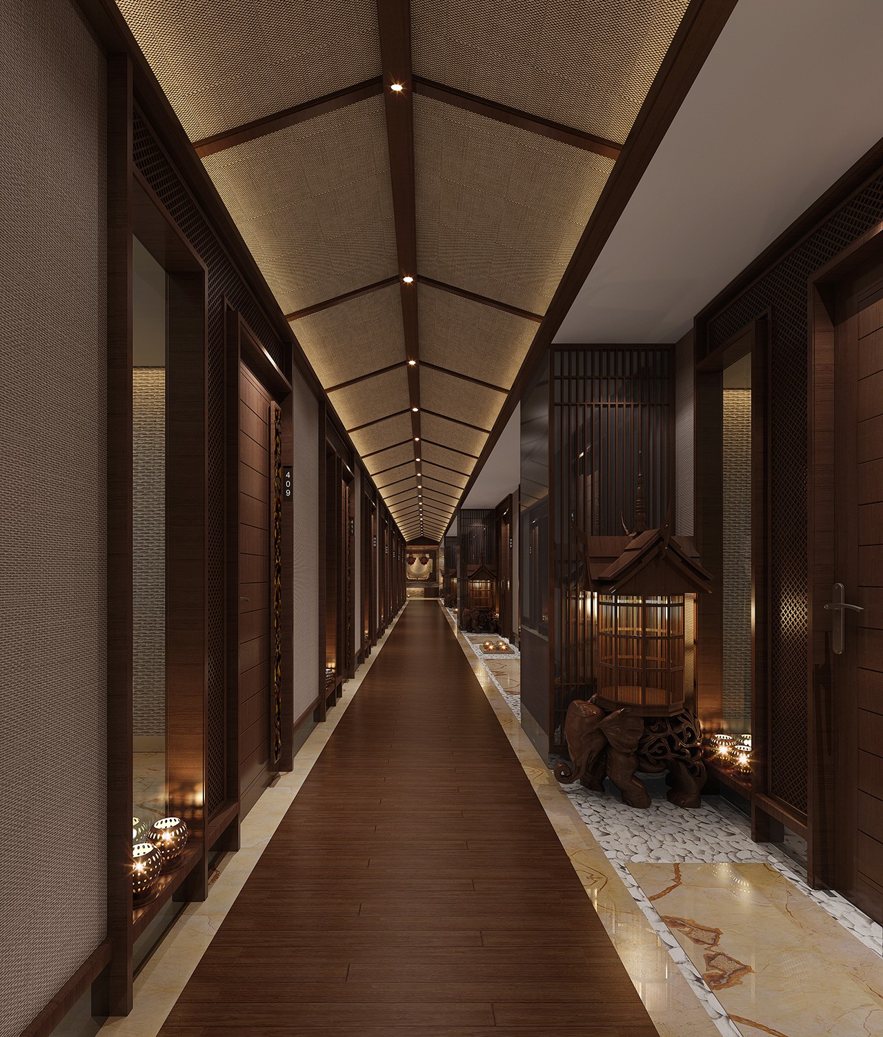 東南亞風格澡堂裝修設計-第5張圖片-上海古都建筑設計集團