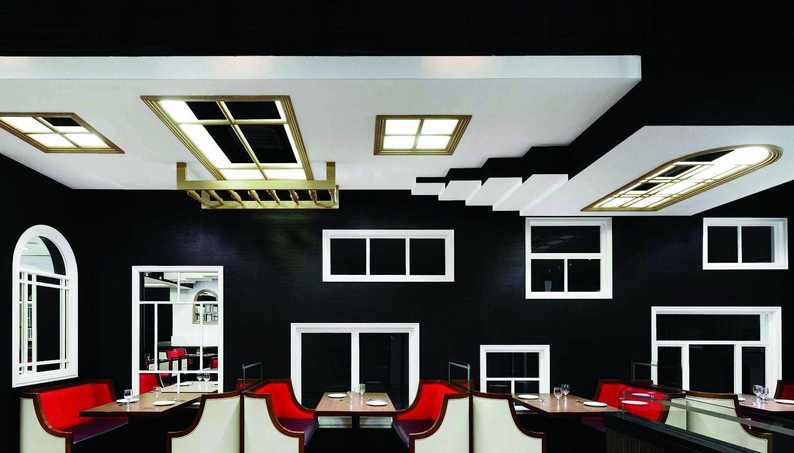 浦東新區(qū)法式時尚餐廳裝修設(shè)計-第1張圖片-上海古都建筑設(shè)計集團(tuán)