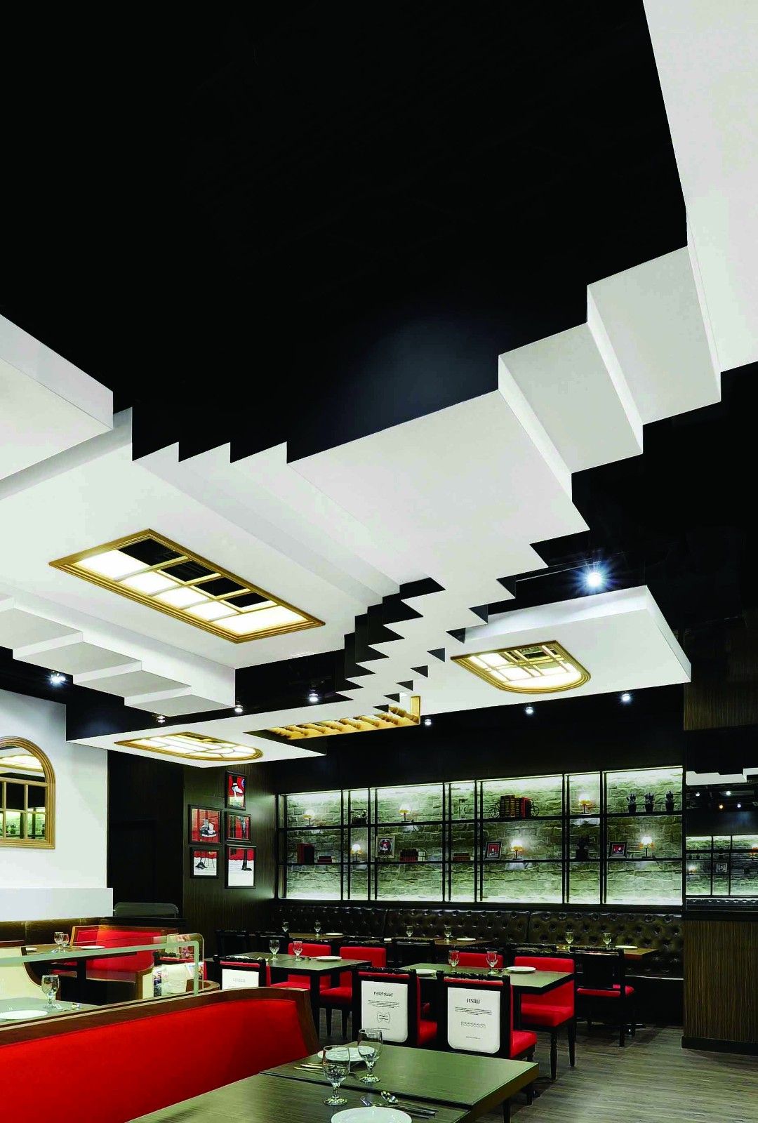 浦東新區(qū)法式時尚餐廳裝修設(shè)計-第4張圖片-上海古都建筑設(shè)計集團(tuán)