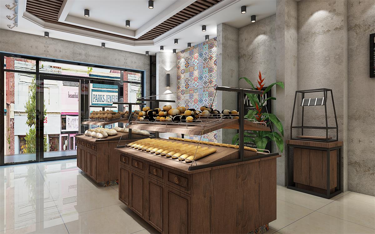 西式精品面包店裝修設計-第3張圖片-上海古都建筑設計集團