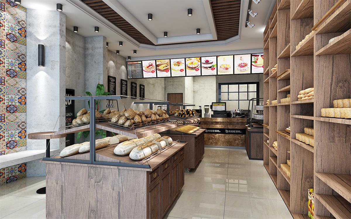 西式精品面包店裝修設計-第4張圖片-上海古都建筑設計集團