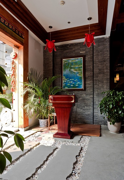 300平米中式茶樓裝修設計效果-第5張圖片-上海古都建筑設計集團