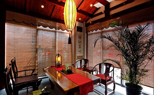 300平米中式茶樓裝修設計效果-第3張圖片-上海古都建筑設計集團