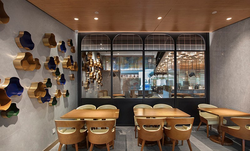 復(fù)古中式餐廳裝修設(shè)計-第1張圖片-上海古都建筑設(shè)計集團