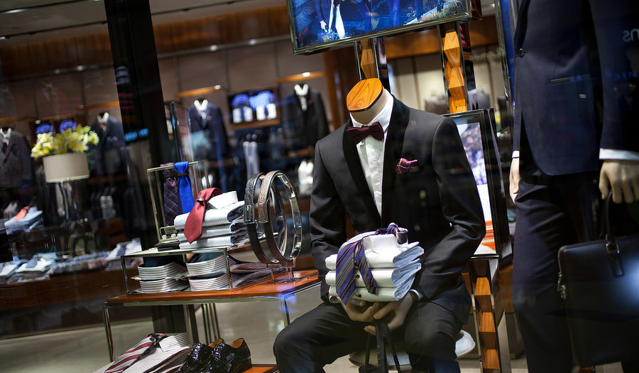 高端西裝店裝修設(shè)計-第1張圖片-上海古都建筑設(shè)計集團