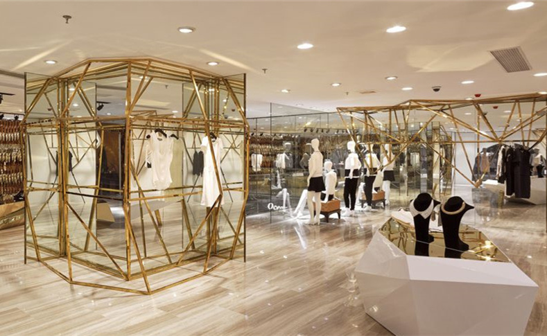 時尚新穎女裝店裝修設(shè)計-第1張圖片-上海古都建筑設(shè)計集團