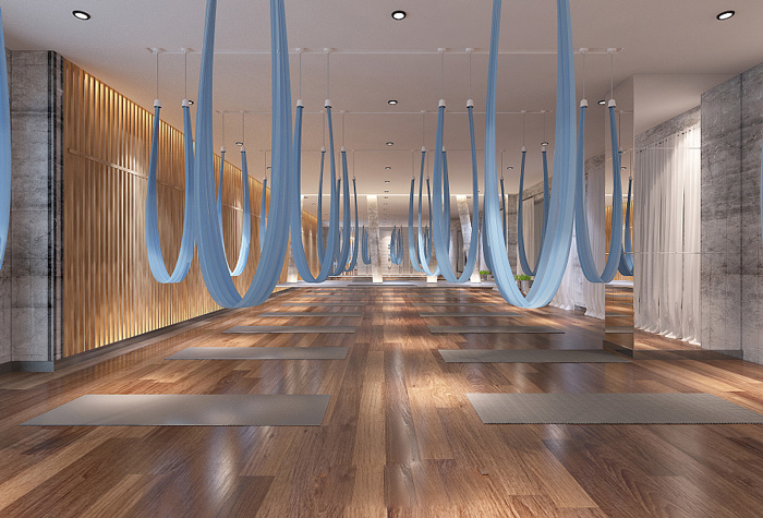 瑜伽館設(shè)計裝修效果-第1張圖片-上海古都建筑設(shè)計集團(tuán)