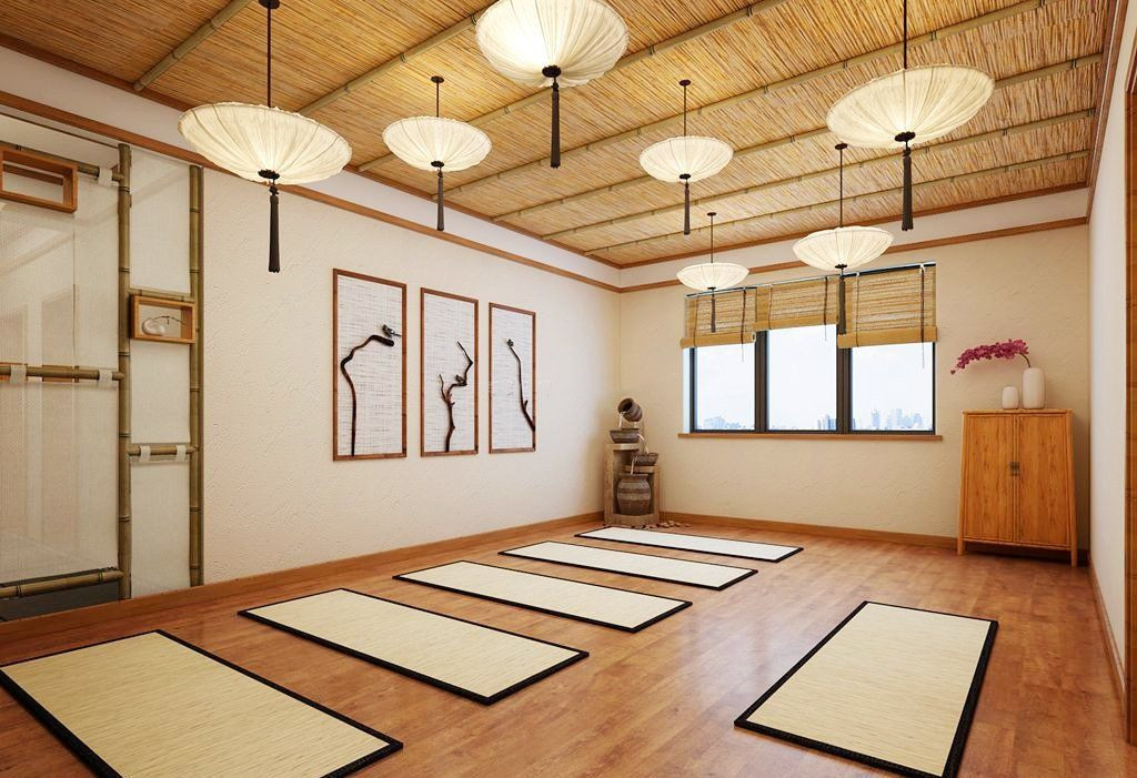 瑜伽館設(shè)計裝修效果-第2張圖片-上海古都建筑設(shè)計集團(tuán)