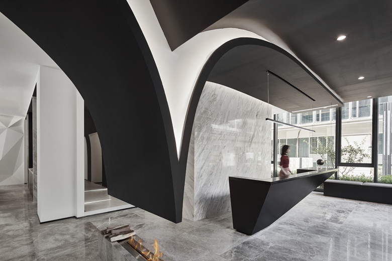 徐匯2000平金融公司辦公室設(shè)計效果-第2張圖片-上海古都建筑設(shè)計集團