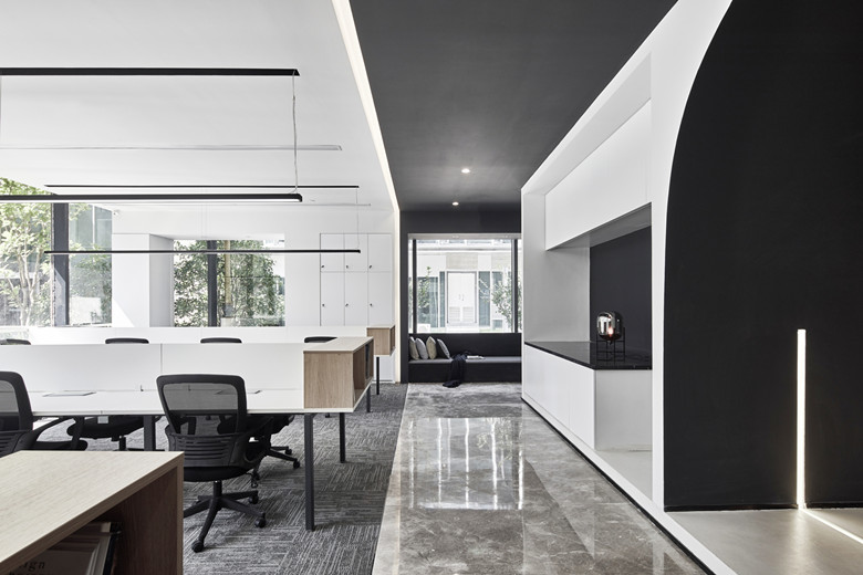 徐匯2000平金融公司辦公室設(shè)計效果-第3張圖片-上海古都建筑設(shè)計集團