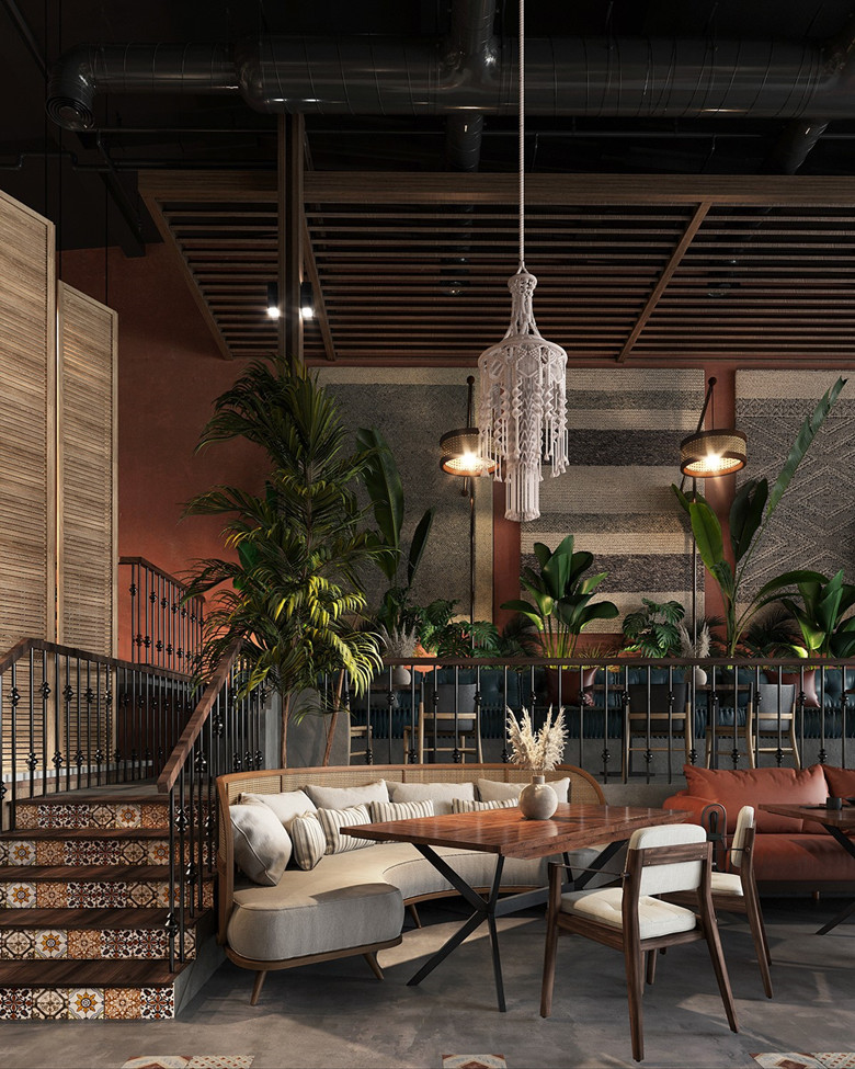 560平米工業(yè)風(fēng)格餐廳設(shè)計裝修實景-第6張圖片-上海古都建筑設(shè)計集團(tuán)