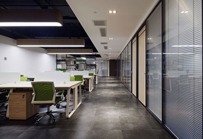 房地產公司辦公空間裝修設計圖-第2張圖片-上海古都建筑設計集團