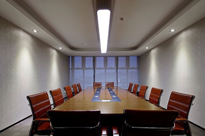 房地產公司辦公空間裝修設計圖-第4張圖片-上海古都建筑設計集團