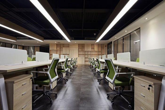 房地產公司辦公空間裝修設計圖-第1張圖片-上海古都建筑設計集團