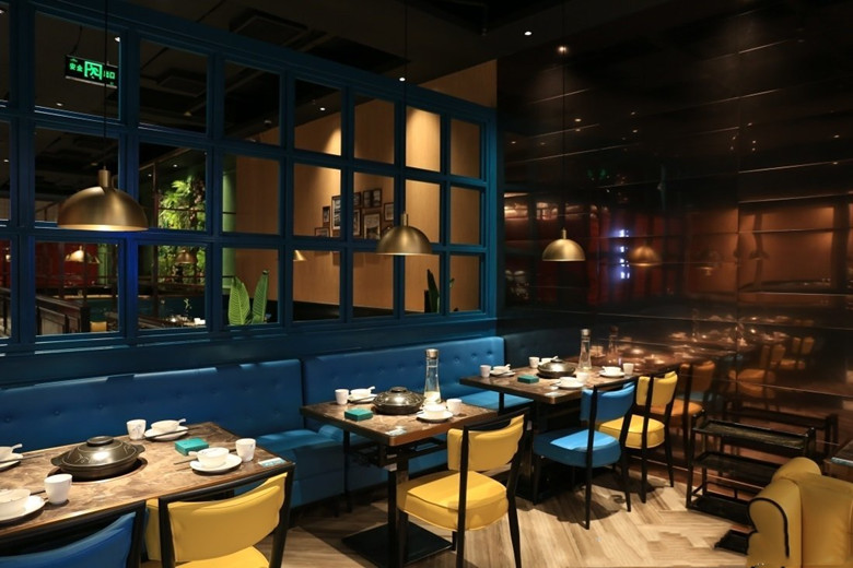 徐匯620平火鍋店設(shè)計布局方案-第2張圖片-上海古都建筑設(shè)計集團(tuán)